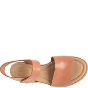 Morgan Leather Sandal - Luggage
