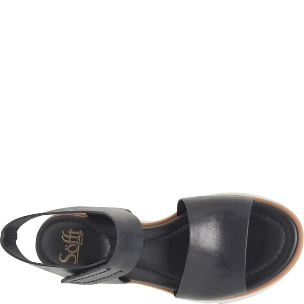 Morgan Leather Sandal - Black