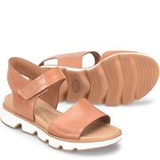 Morgan Leather Sandal - Luggage