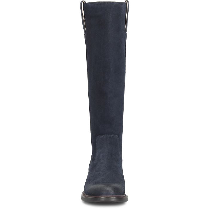 Samantha III Boot in Blue Suede