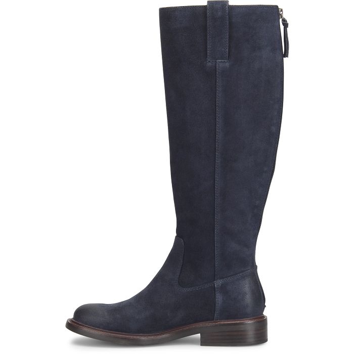Samantha III Boot in Blue Suede