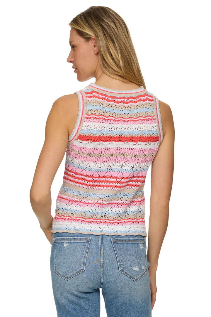 Dale Sleeveless Crochet Tank