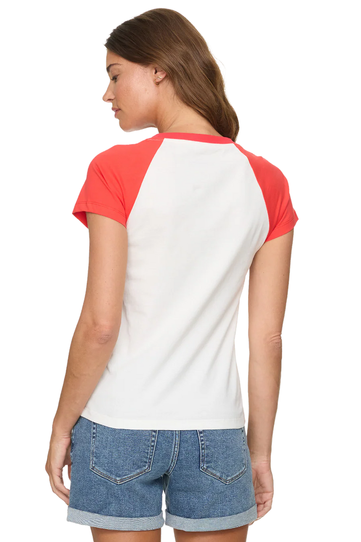 Flagg Short Raglan Sleeve Tee