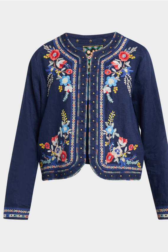 Linen Bolero Jacket