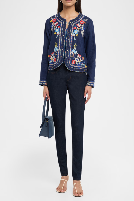 Linen Bolero Jacket