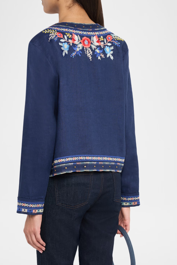 Linen Bolero Jacket