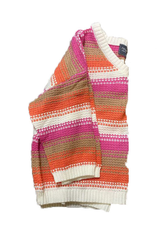 Striped knit sweater
