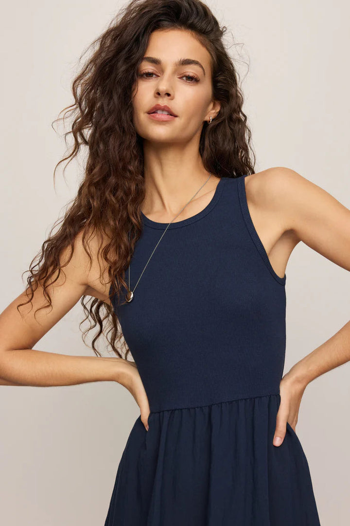 Charlotte Rib Midi-Dress