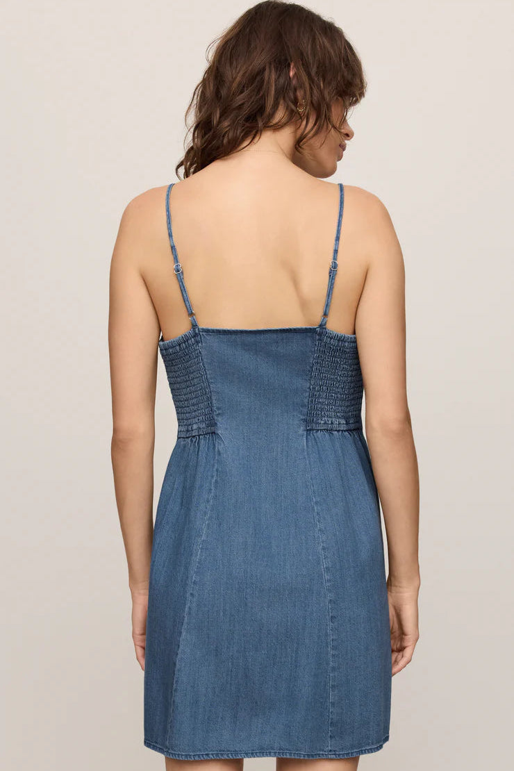 Angel Eyes Denim Mini Dress