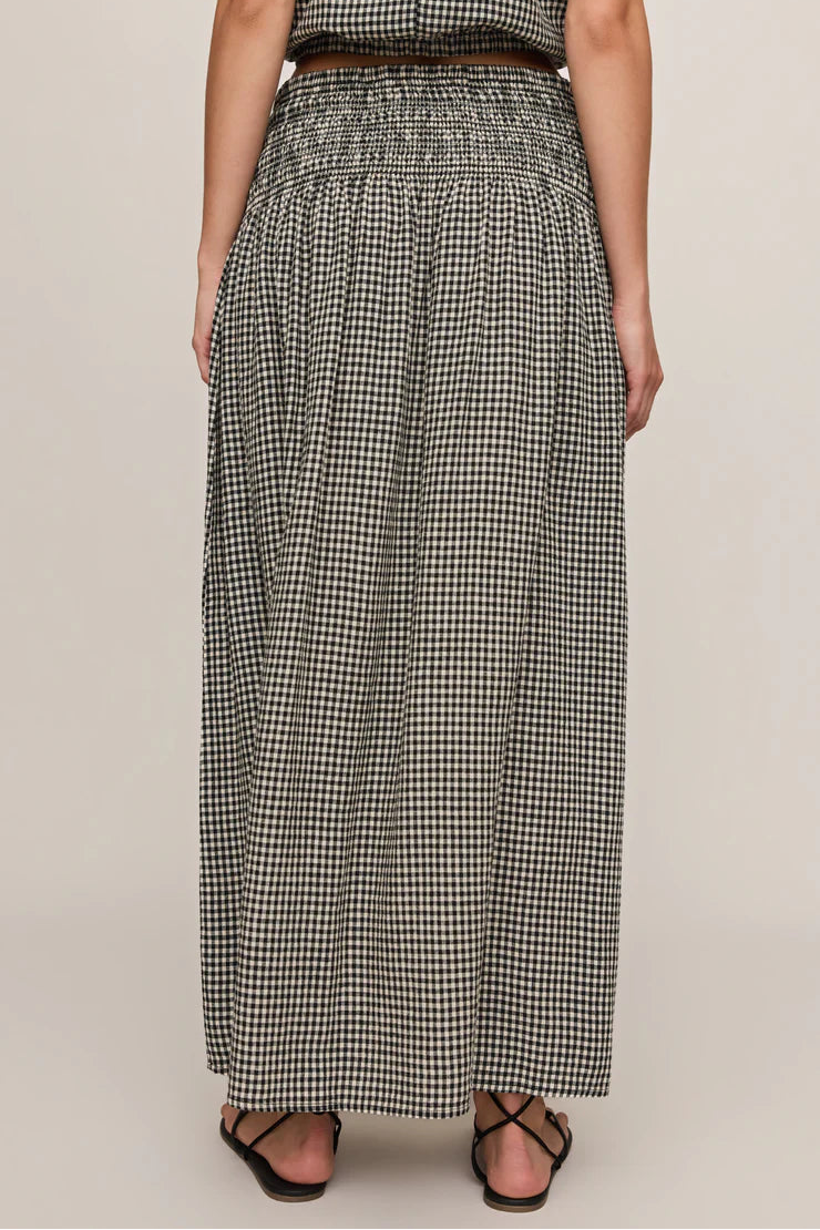 Brooke Gingham Maxi Skirt