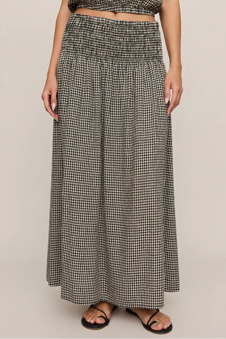 Brooke Gingham Maxi Skirt