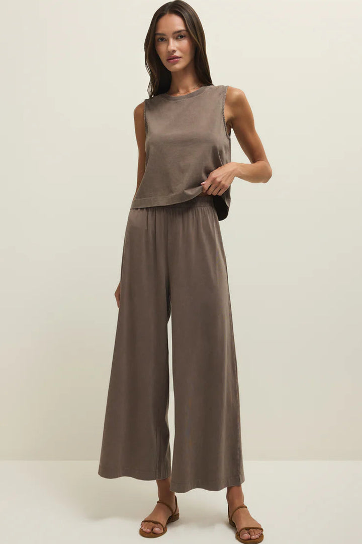Scout Mineral Wash Jersey Pant in Perfectly Taupe