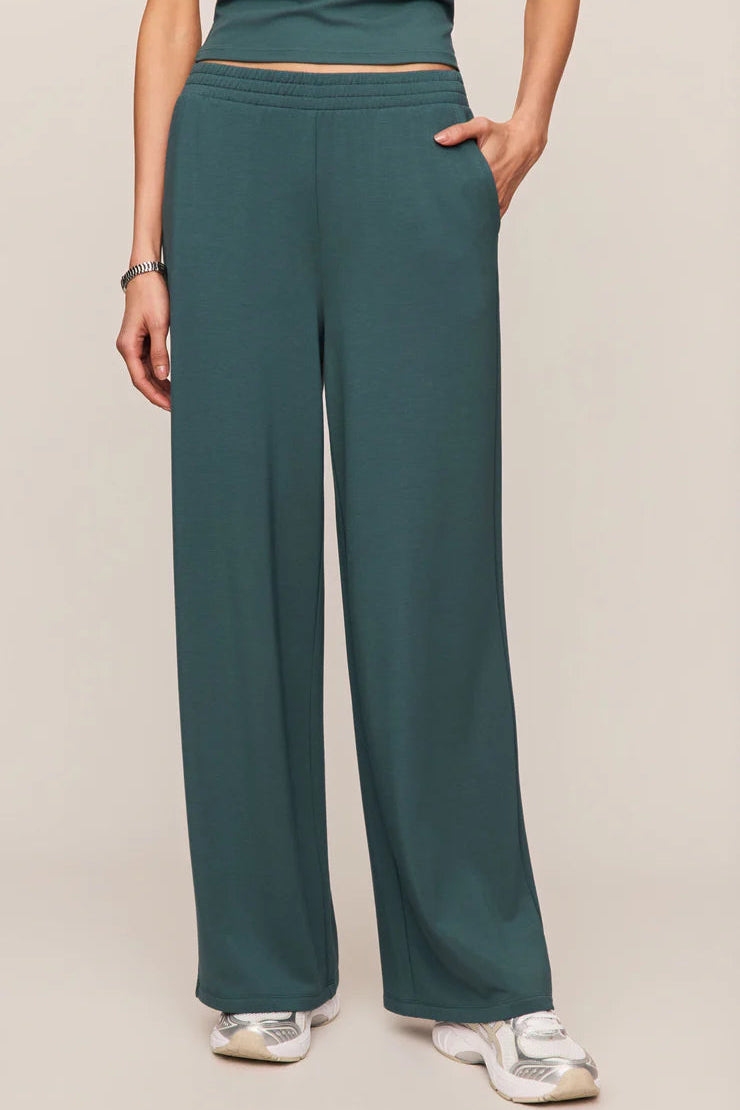 In Transit Modal Pant in Emerald Cove