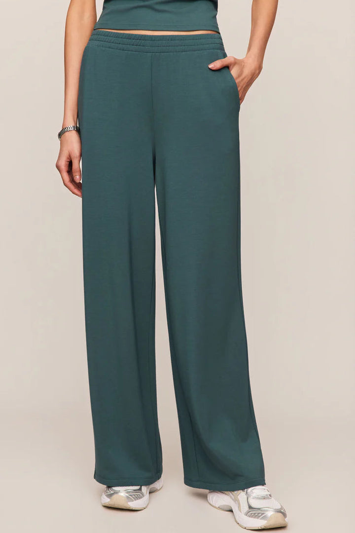In Transit Modal Pant in Emerald Cove