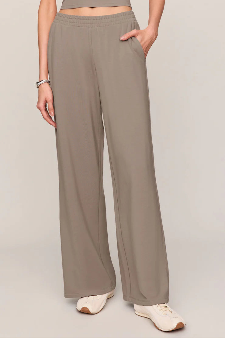 In Transit Modal Pant in Wild Mushroom