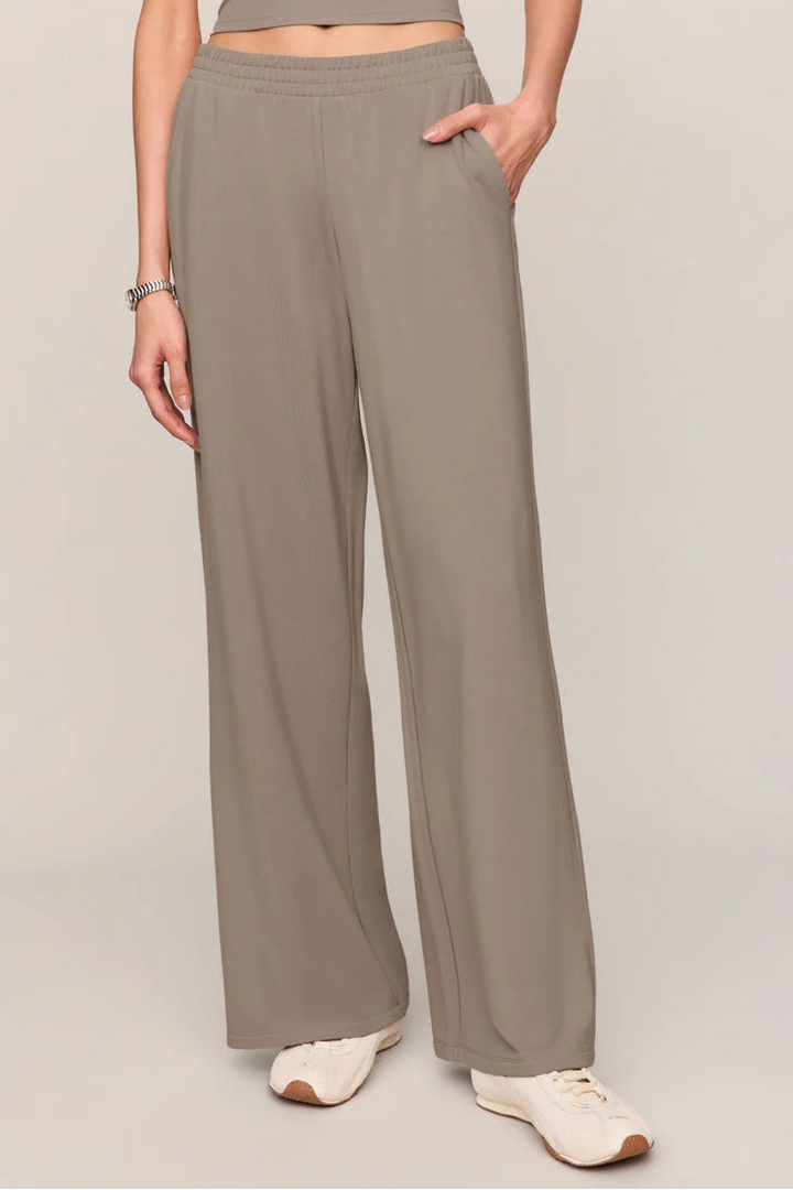 In Transit Modal Pant in Wild Mushroom