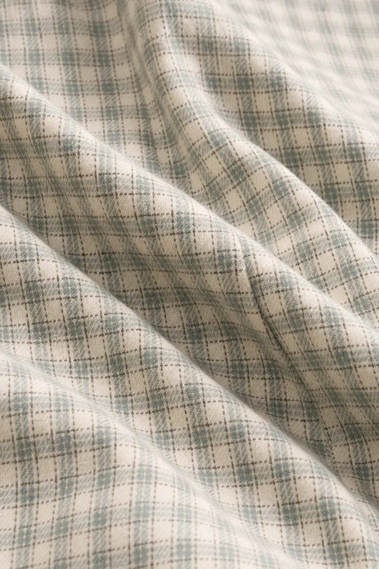 River Plaid Button Up in Emerald Cove