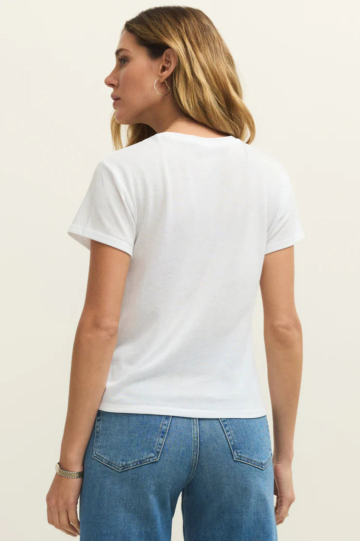 Tourist Airy Knit Jersey Tee in White