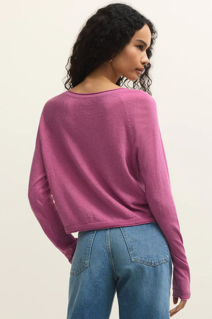 The Perfect Layer Cardigan in Spanish Rose