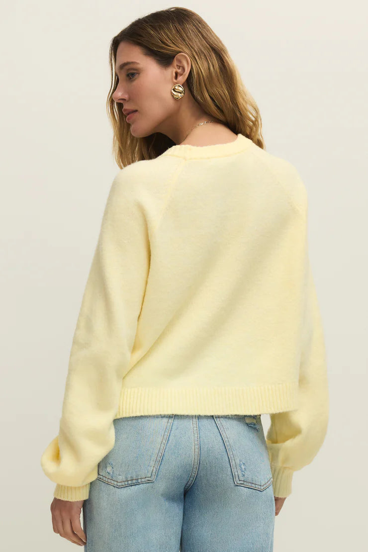Coming Up Cozy Sweater in Pineapple