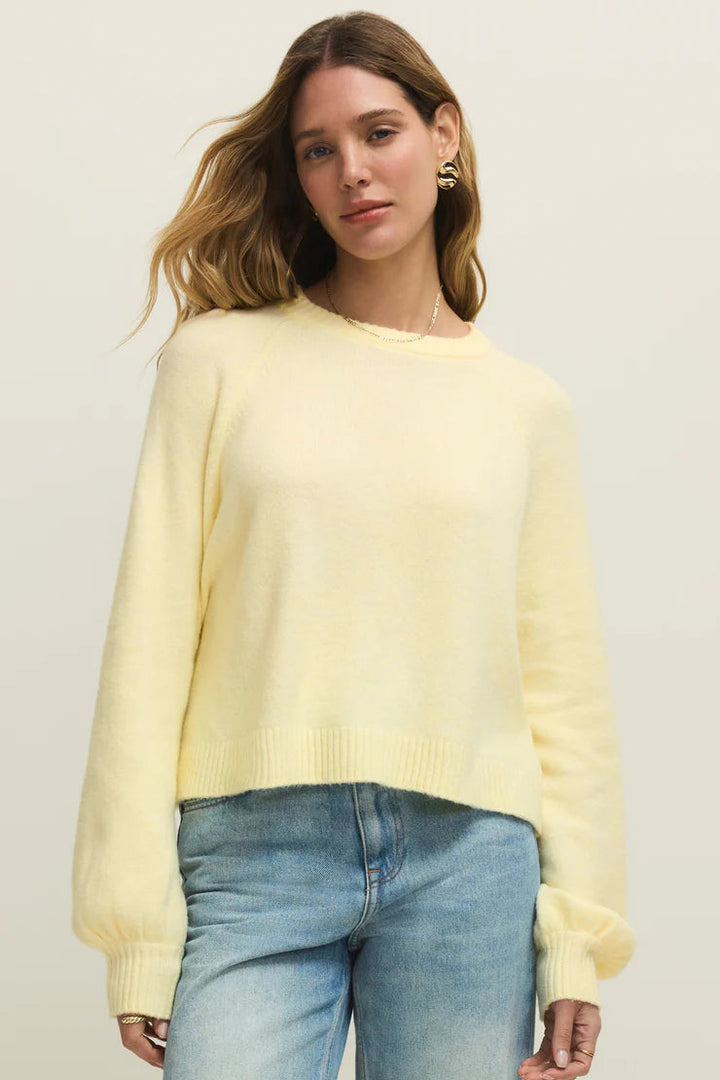 Coming Up Cozy Sweater in Pineapple