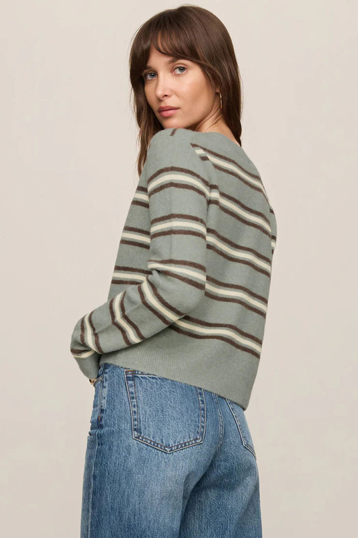 Medina Striped Cardigan