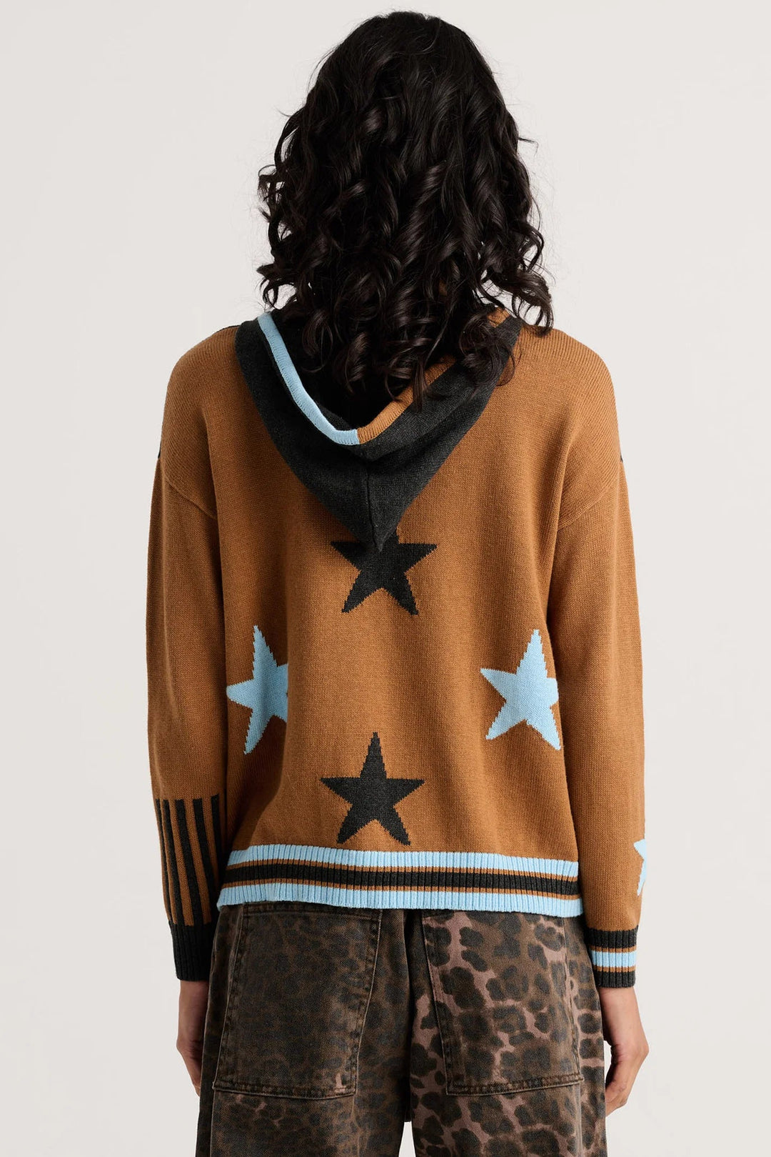 Stars Zip-up Hoodie Sweater