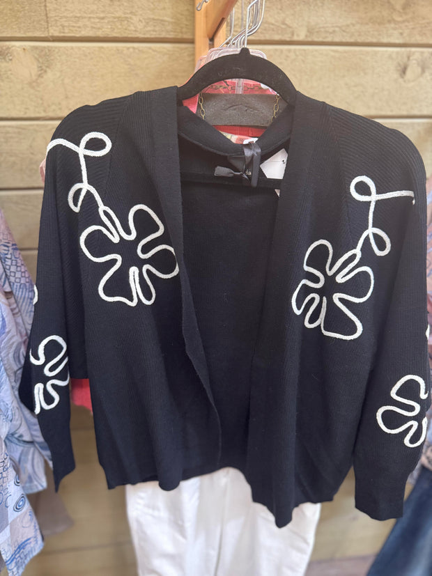 Contrast cardigan