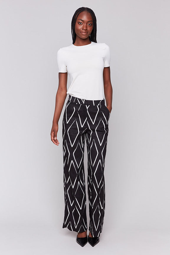 Diamond Linen Pant