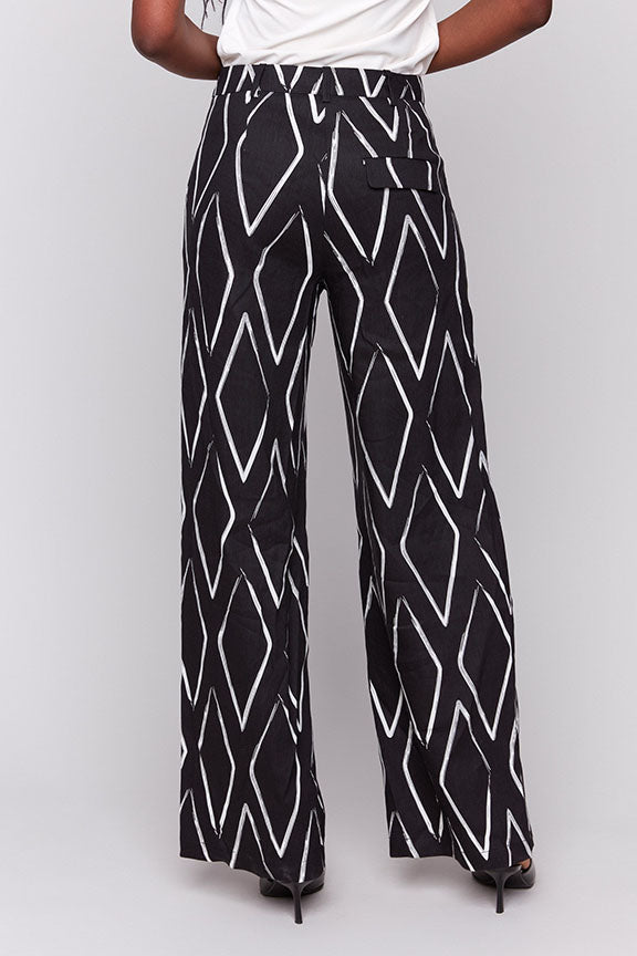 Diamond Linen Pant
