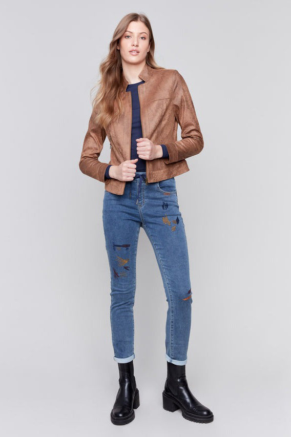 Vintage Faux Leather Jacket