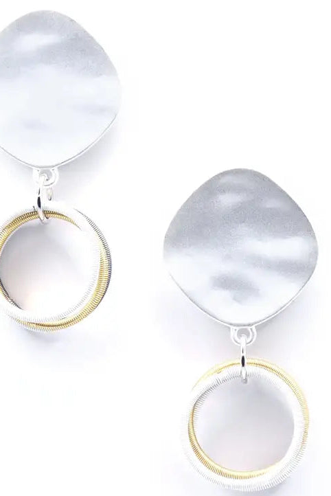 Bright White Stud Earring