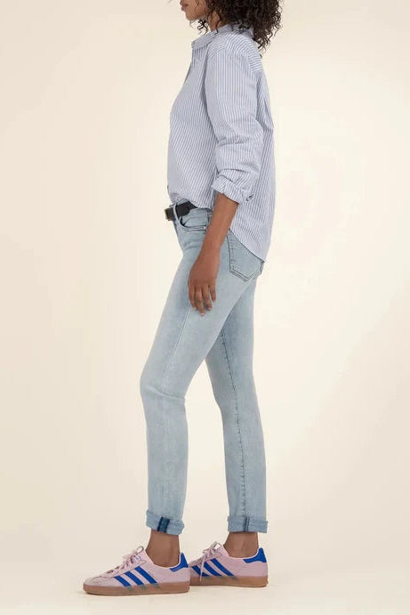 Meg High Rise Boyfriend Jean in Clear