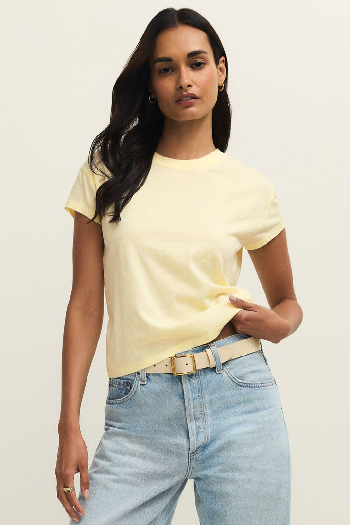 Modern Slub Tee in Pineapple