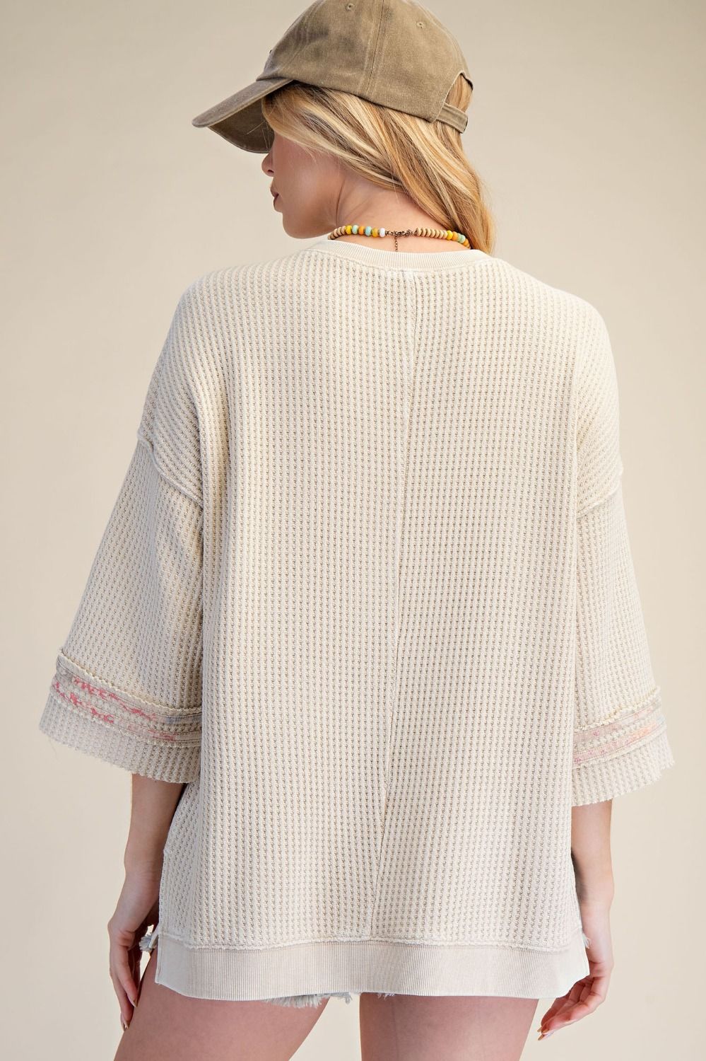 Patchwork Peace Sign Top