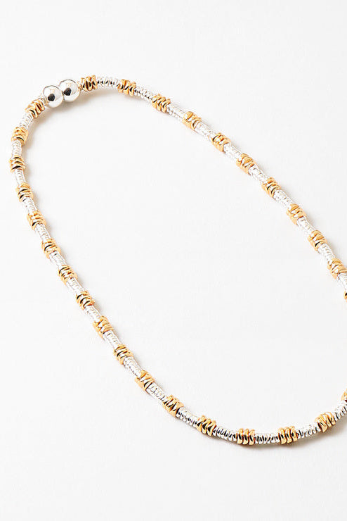 Two Tone Fashion Necklace