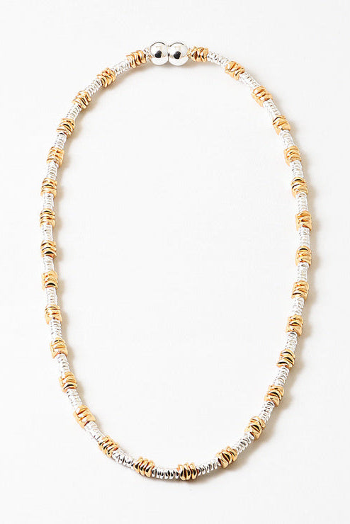 Two Tone Fashion Necklace