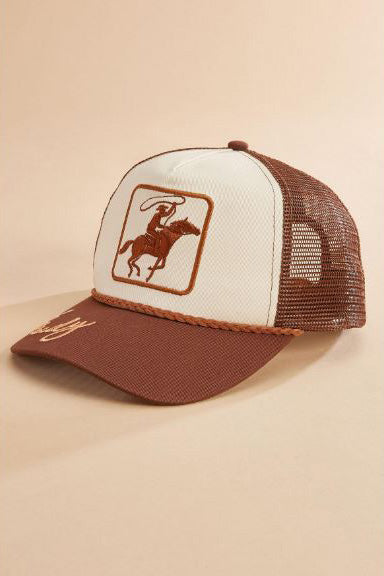 Mesh Back Cowboy Cap