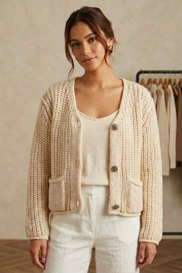 Blaine Open Knit Cardigan