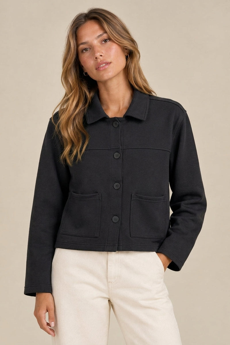 Barn Jacket in Black