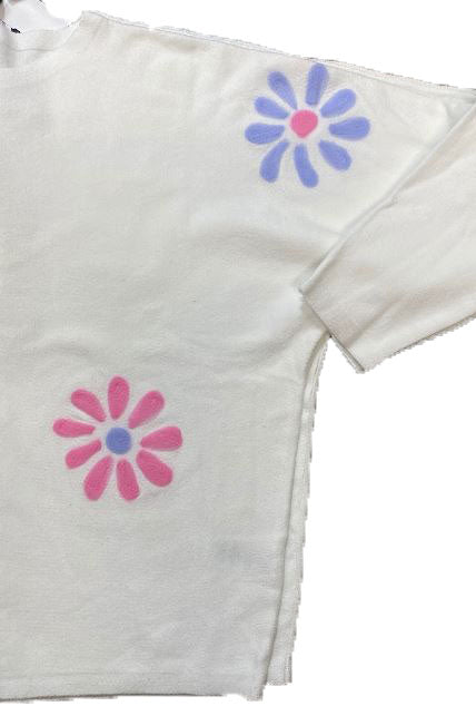 Multi Colored Flower Sweater