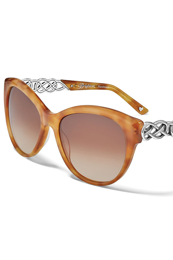 Interlock Braid Amber Sunglasses