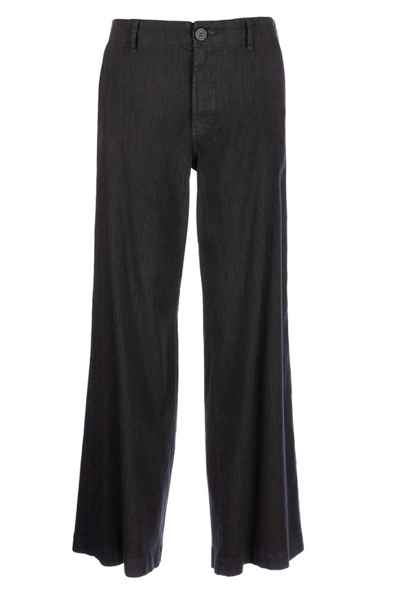 Meg Linen Wide Leg Pants - Sea Blue