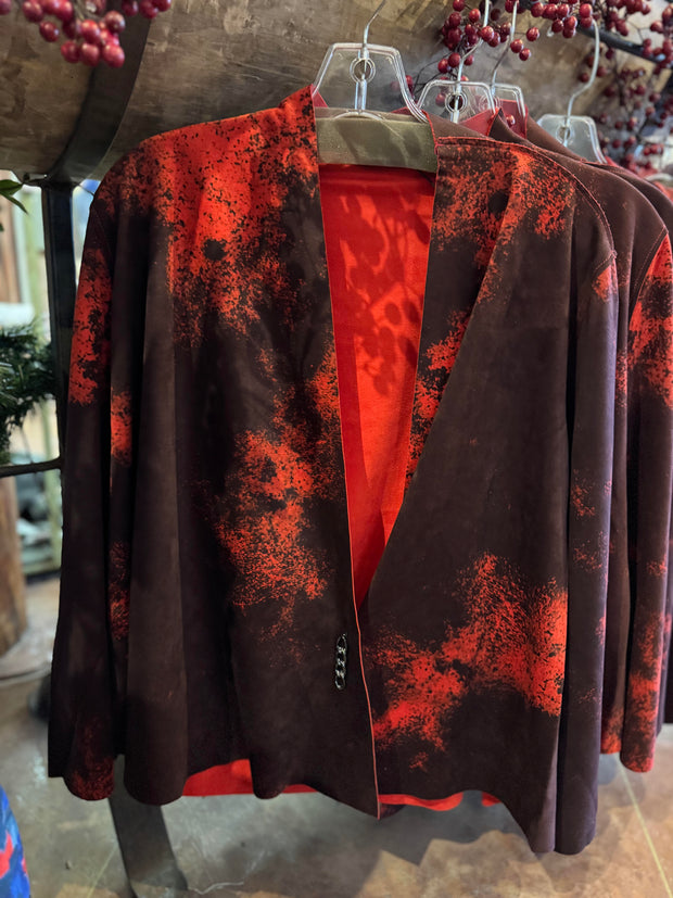 Reversible wrap jacket