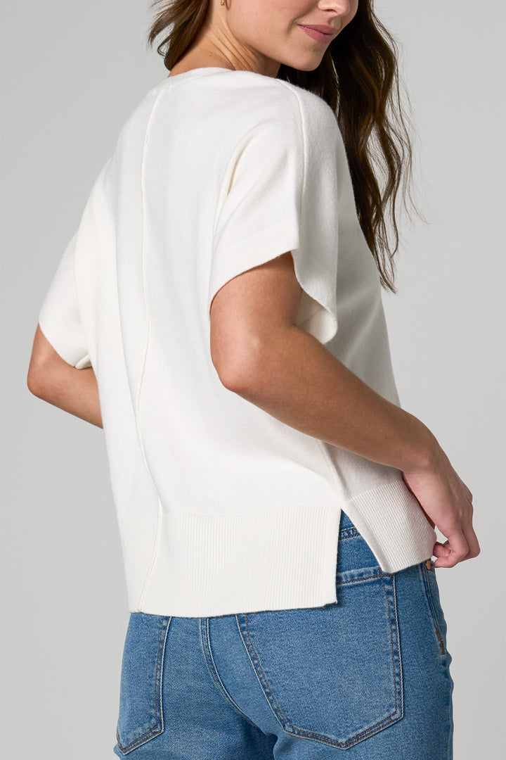 Short Sleeve Dolman Sweater