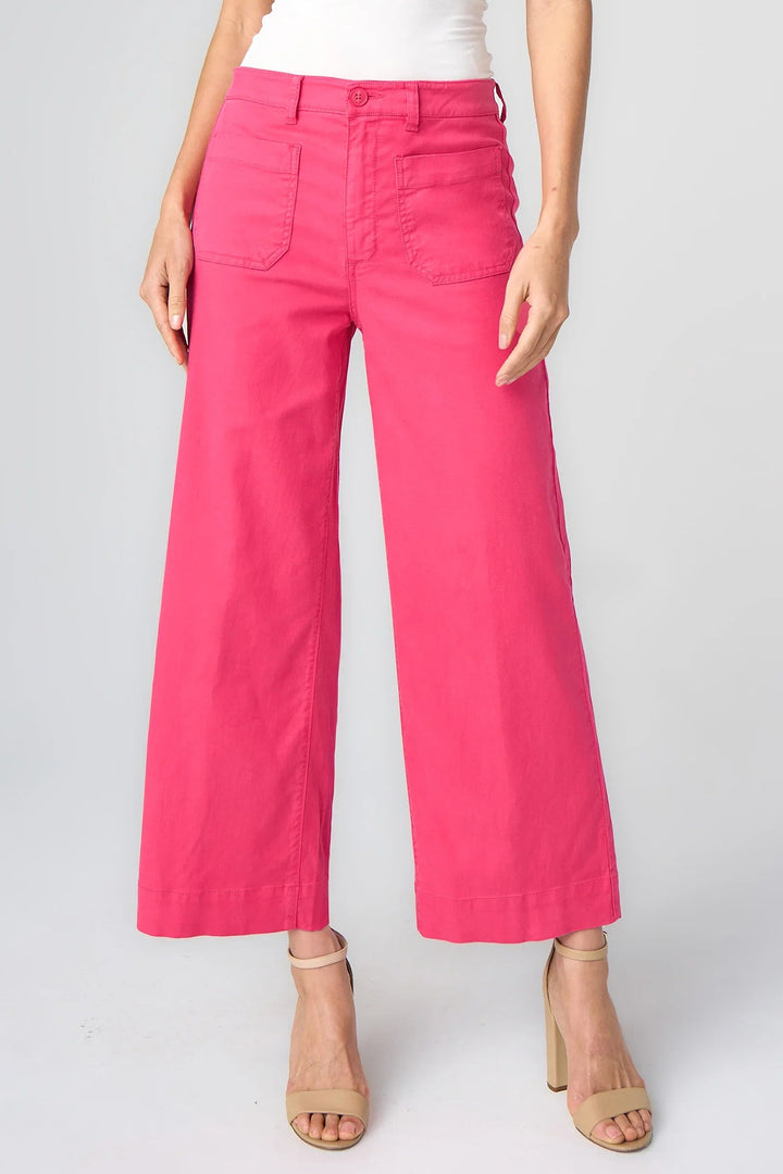 Crop Wide Leg Utility Pant