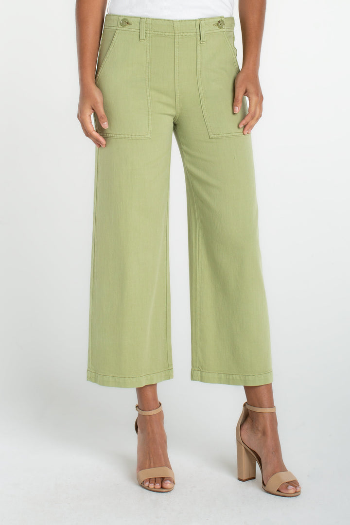 Stride Wide Leg Crop Utility Cargo Pant