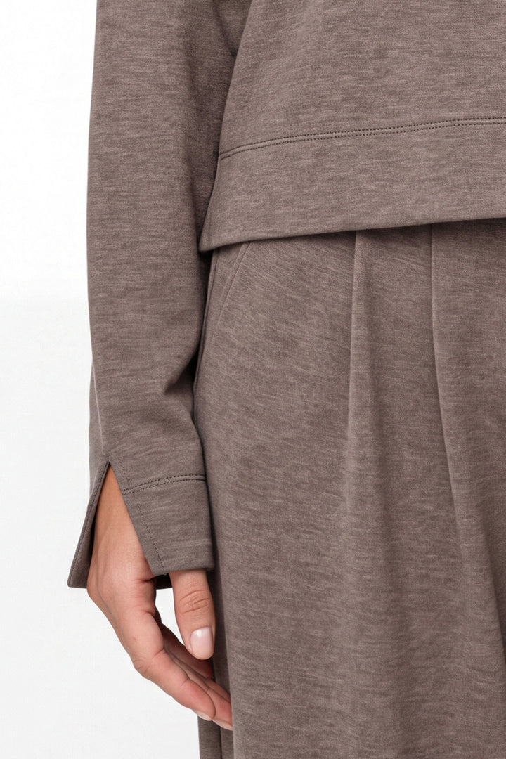 Long Sleeve Boatneck Top