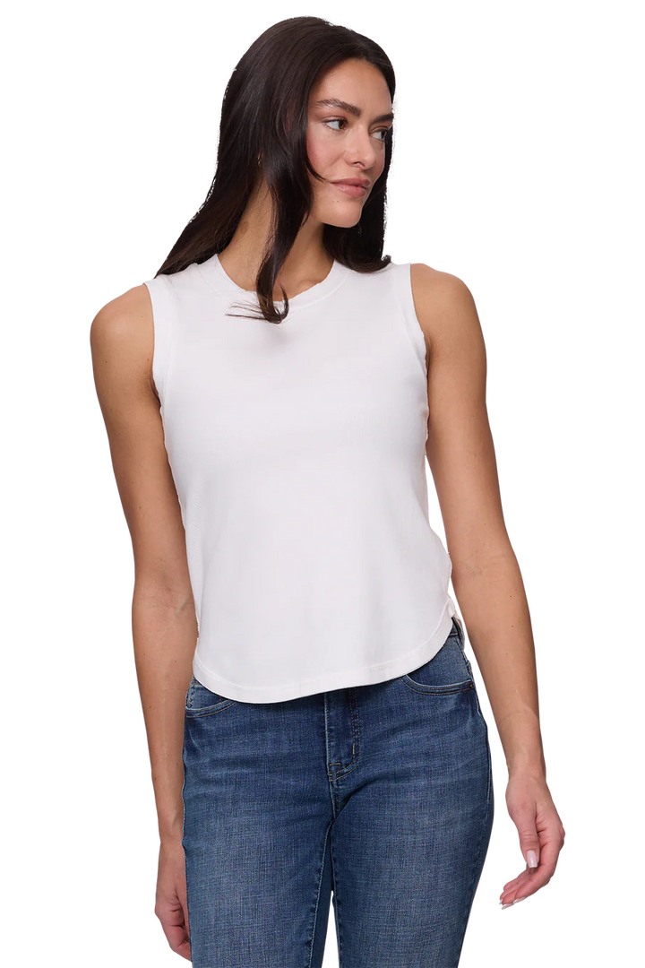 Joliet Seamed Tank in White
