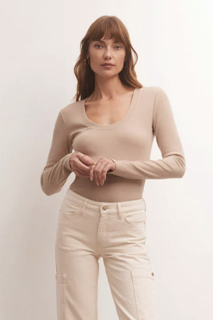 Sirena Rib Long Sleeve Tee
